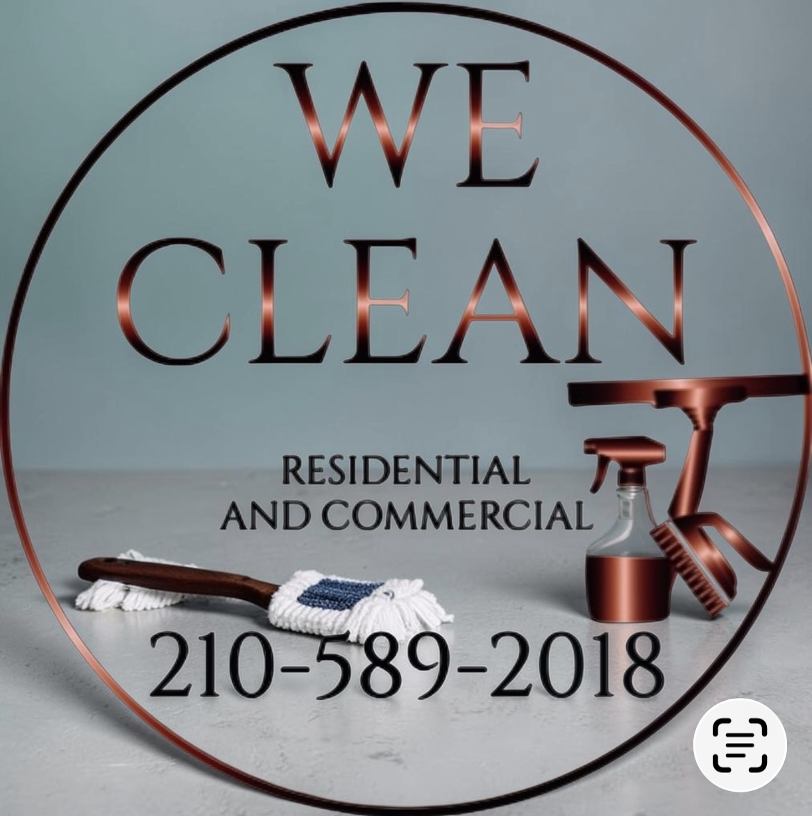 We Clean logo